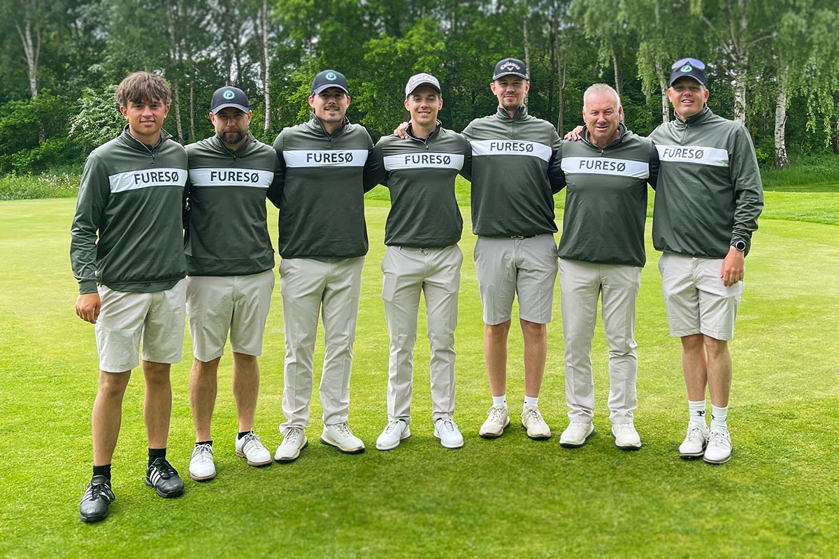 1. herrehold (fra venstre): Willum Quist, Anders Thastrup Larsen, Joachim Andersen, Julius Kyst, Marius Mejsfeldt, Russell Taylor og Nicolai Tinning.